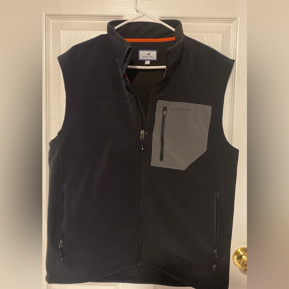 Propper Black Vest with Gray Pocket